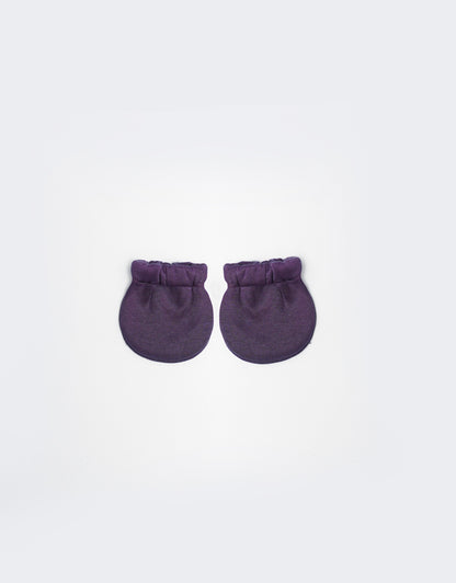 Plum Handmade Cap, Gloves and Shoes pack